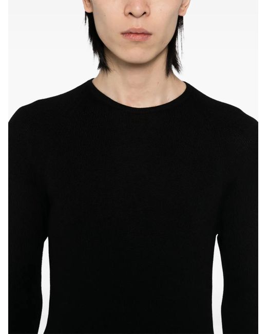 Label Under Construction Pullover Mit Rundhalsausschnitt in Black für Herren