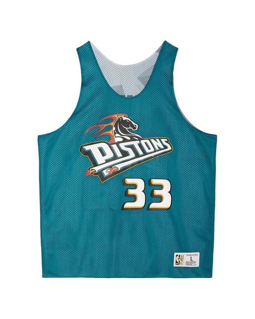 Mitchell & Ness Blue Reversible Mesh Vest for men