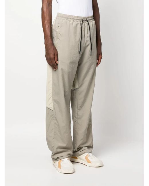 Reebok White Elasticated-Waist Ripstop Track Pants for men