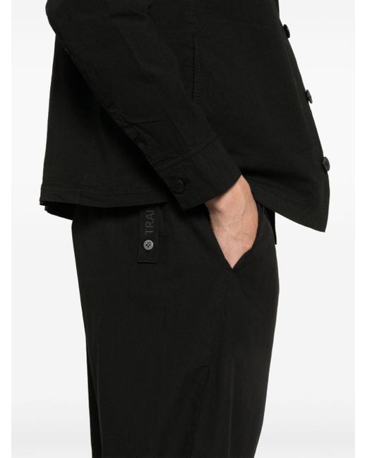 Pantalon en coton à coupe courte Transit pour homme en coloris Black