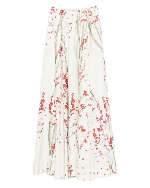 BERNADETTE White Kennedy Skirt