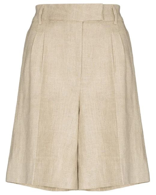 Remain Natural Kit Linen Bermuda Shorts