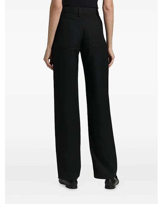 Loulou Black Belt-Loops Pants