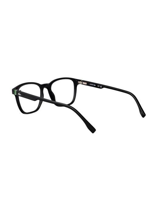 Lacoste Brille Mit Eckigem Gestell in Black für Herren