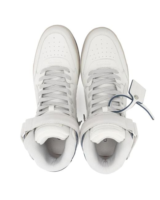 Off-White c/o Virgil Abloh White Logo-Patch Lace-Up Sneakers for men