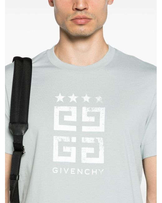 Givenchy T-Shirt mit 4G-Print in Gray für Herren