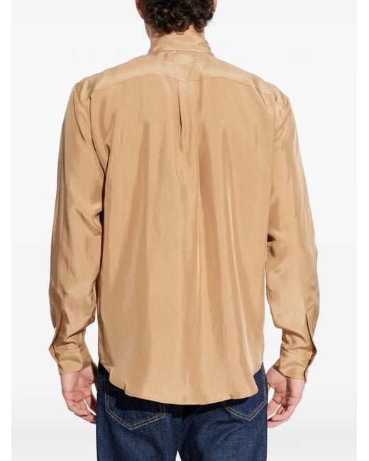 DSquared² Natural Chemise À Manches Longues for men
