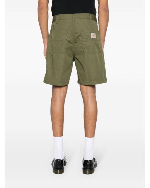 Carhartt Green Albert Bermuda Shorts for men