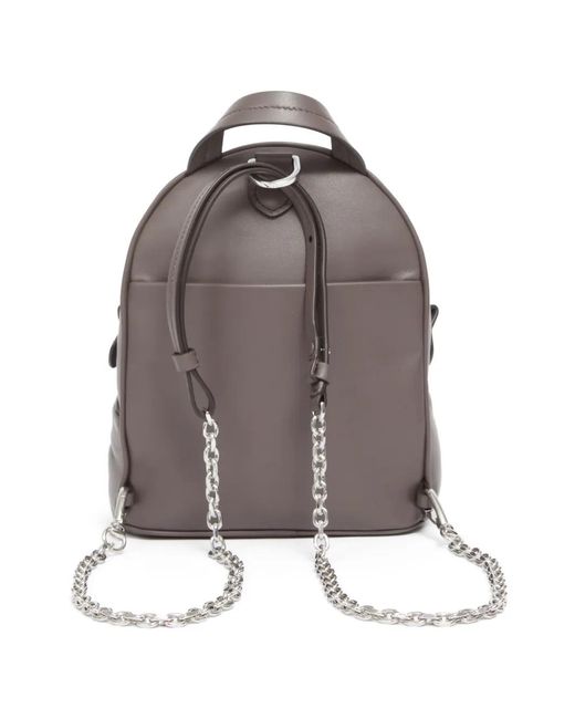 Maison Margiela Gray Glam Slam Leather Backpack