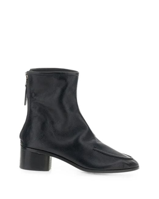 Hereu Black Leather Boots