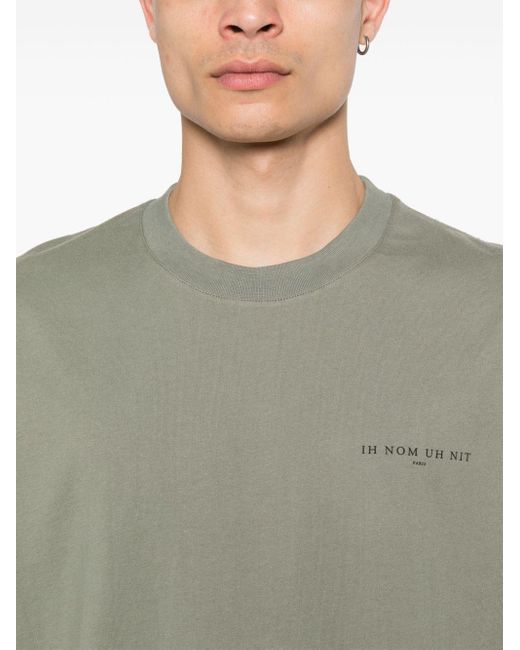 T-shirt con stampa di Ih Nom Uh Nit in Green da Uomo