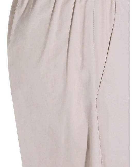 Antonelli White Elasticated Trousers