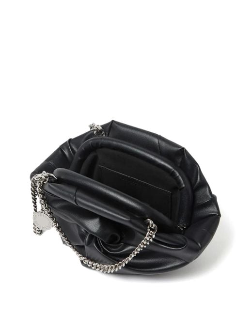 Stella McCartney Blue Twist-Detailing Faux-Leather Bag