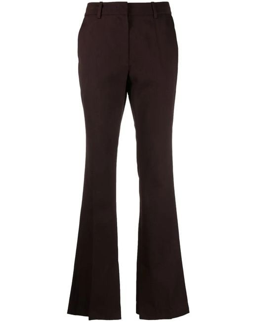 Low Classic Flared Broek in het Blue
