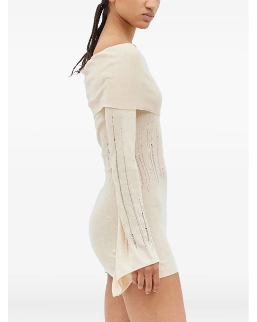 AYA MUSE White Deva Mini Dress