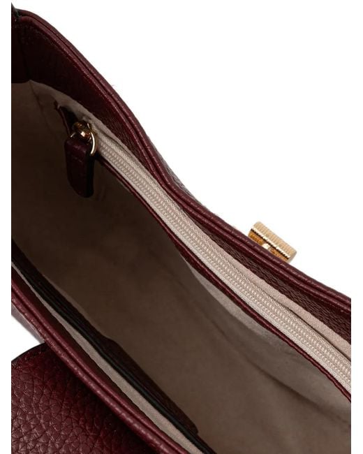 Geox Purple Tuck-Lock Fastening Shoulder Bag