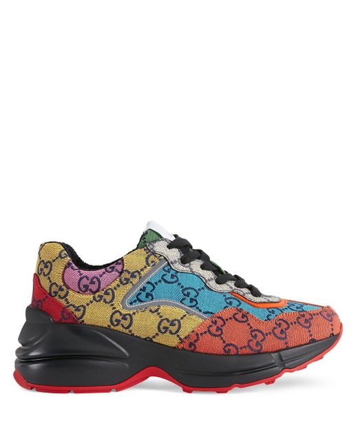 multicolor gucci sneakers