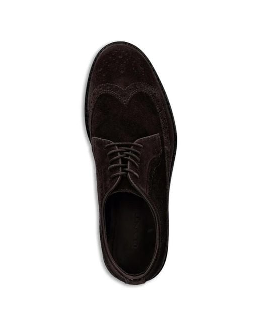 Gant Black Bidford Oxford Shoes for men