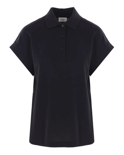 Saint Laurent Cassandre Polotop in het Black