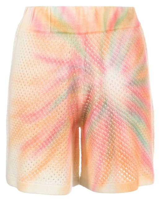 Canessa Pink Cashmere Knitted Shorts