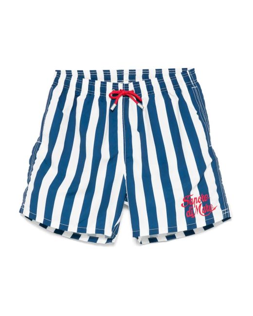 メンズ Mc2 Saint Barth Gustavia トランクス水着 Blue