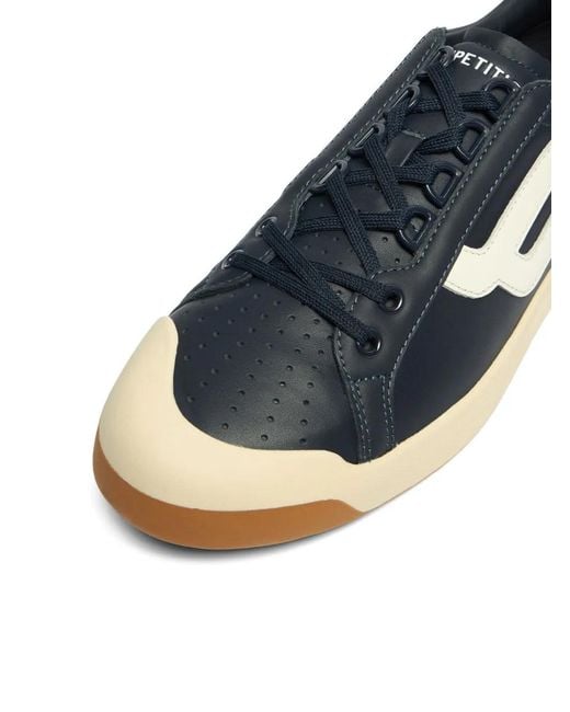 Bally Blue Competition Leather Sneakers for men