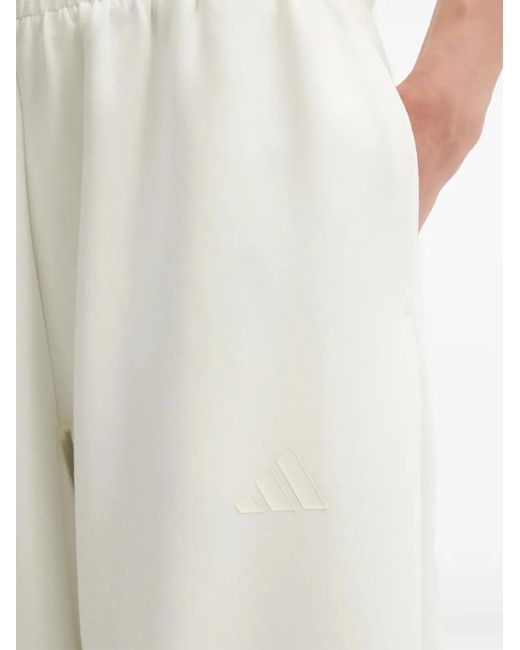 Adidas White Soft Lux Track Pants