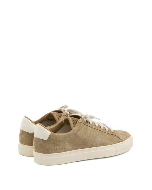 Baskets En Daim À Languette Imprimée Common Projects pour homme en coloris Brown