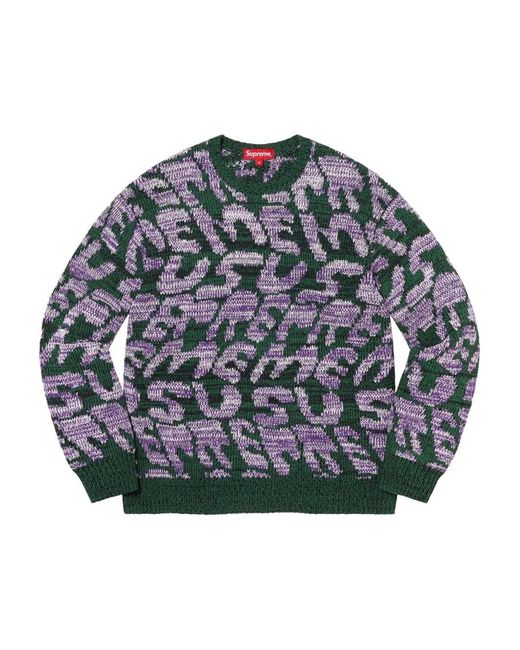 Pull Stacked Supreme pour homme en coloris Gray