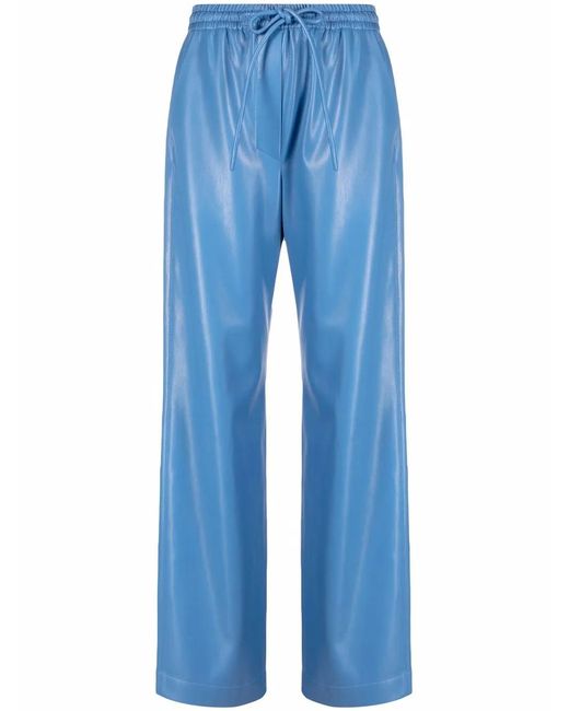 Pantalones con cordones Nanushka de color Blue