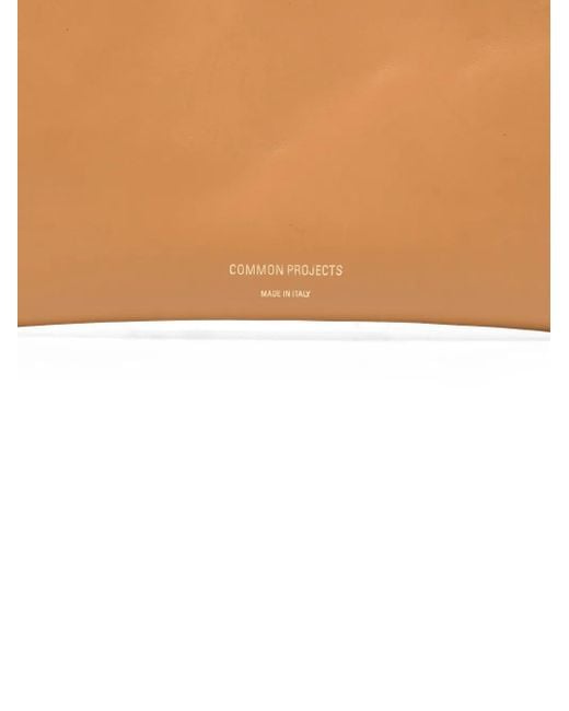 Common Projects Brown Zip-Top Leather Clutch for men