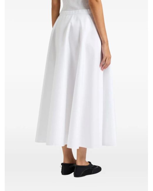 Liviana Conti White Nashira A-Line Skirt
