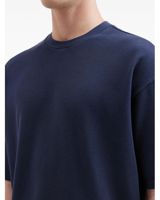 AFTERMATHS Blue Short-Sleeve T-Shirt for men