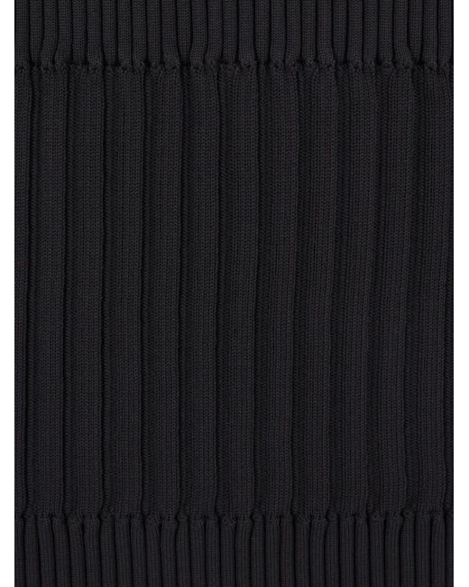 CFCL Black Sleeveless Midi Dress