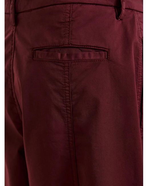 Essentiel Antwerp Purple Twisted-Seam Pleated Trousers