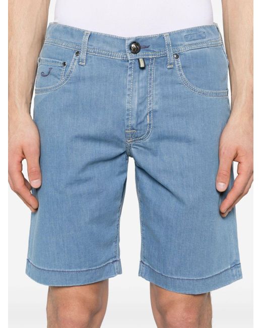 Jacob Cohen Blue Nicolas Denim Shorts for men