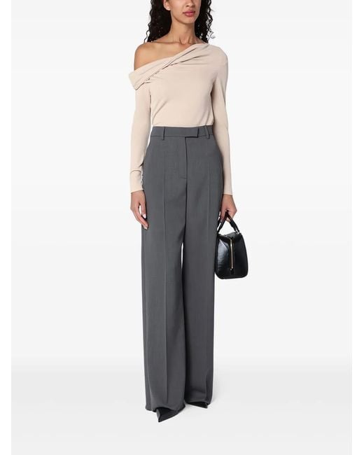 Givenchy Natural Asymmetric Draped Top