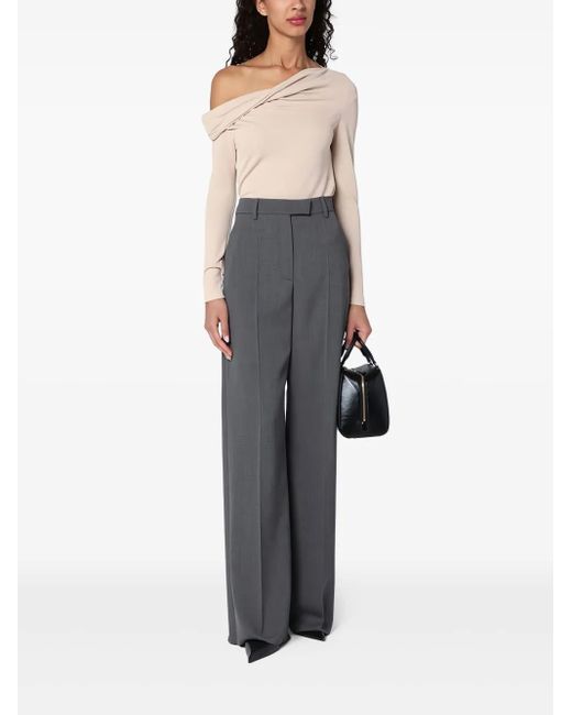 Givenchy Natural Asymmetric Draped Top