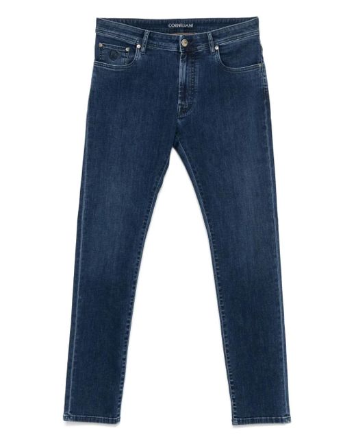 メンズ Corneliani ロゴ ジーンズ Blue
