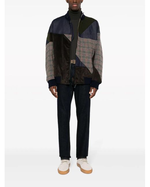 Baracuta Black Patchwork Jacket for men