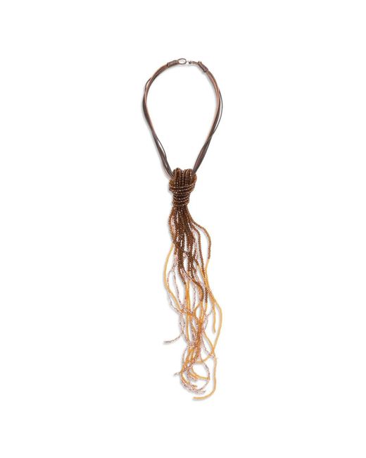 Antonelli Metallic Tessa Beaded Necklace