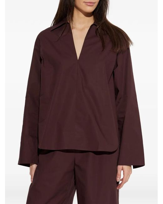 Samsøe & Samsøe Purple Sasully V-Neck Blouse