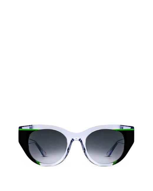 Thierry Lasry Black Murdery Cat-Eye Sunglasses