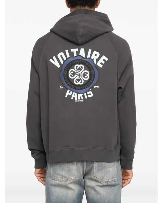 Zadig & Voltaire Gray Georgio Hoodie for men