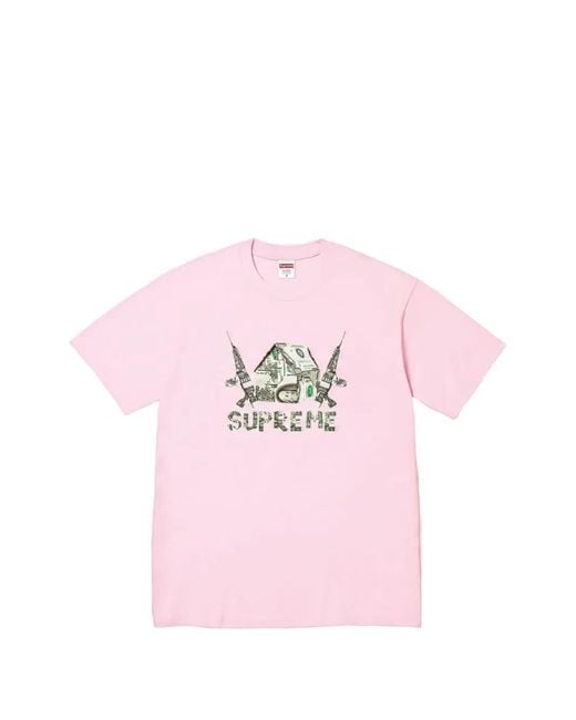 Supreme Pink Origami T-Shirt for men