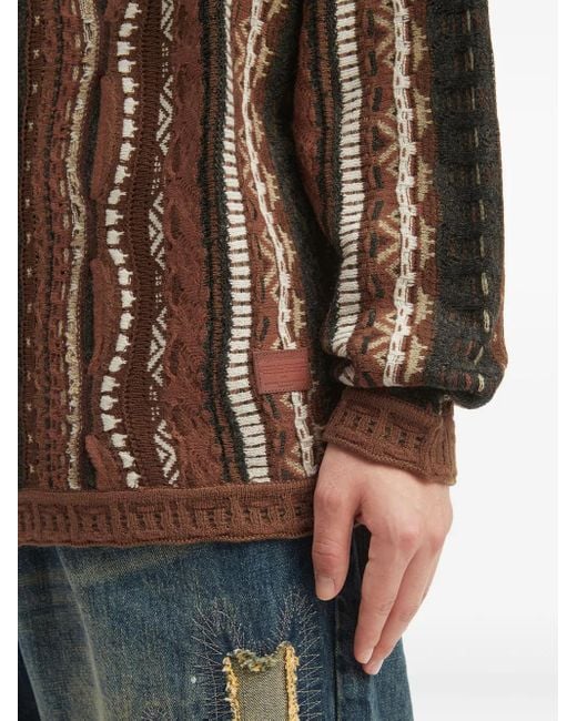 Jersey A Rayas AFTERMATHS de hombre de color Brown