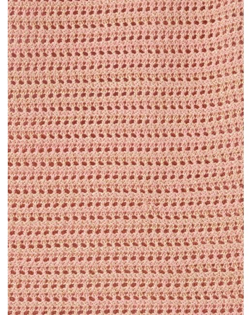 LaDoubleJ Pink Eight Counts Crop Top