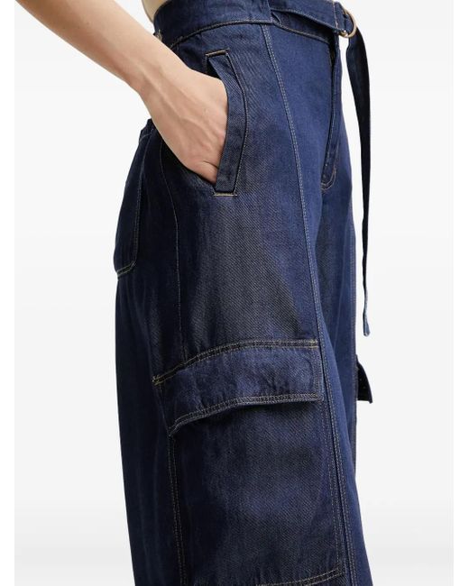 Guess ベルテッド カーゴジーンズ Blue