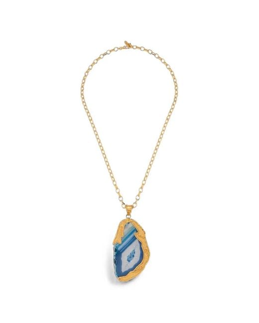 Sylvia Toledano White Spellbound Agate Necklace