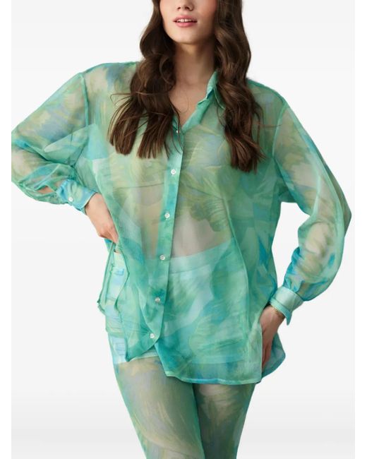 PHO® Firenze Printed Shirt Green